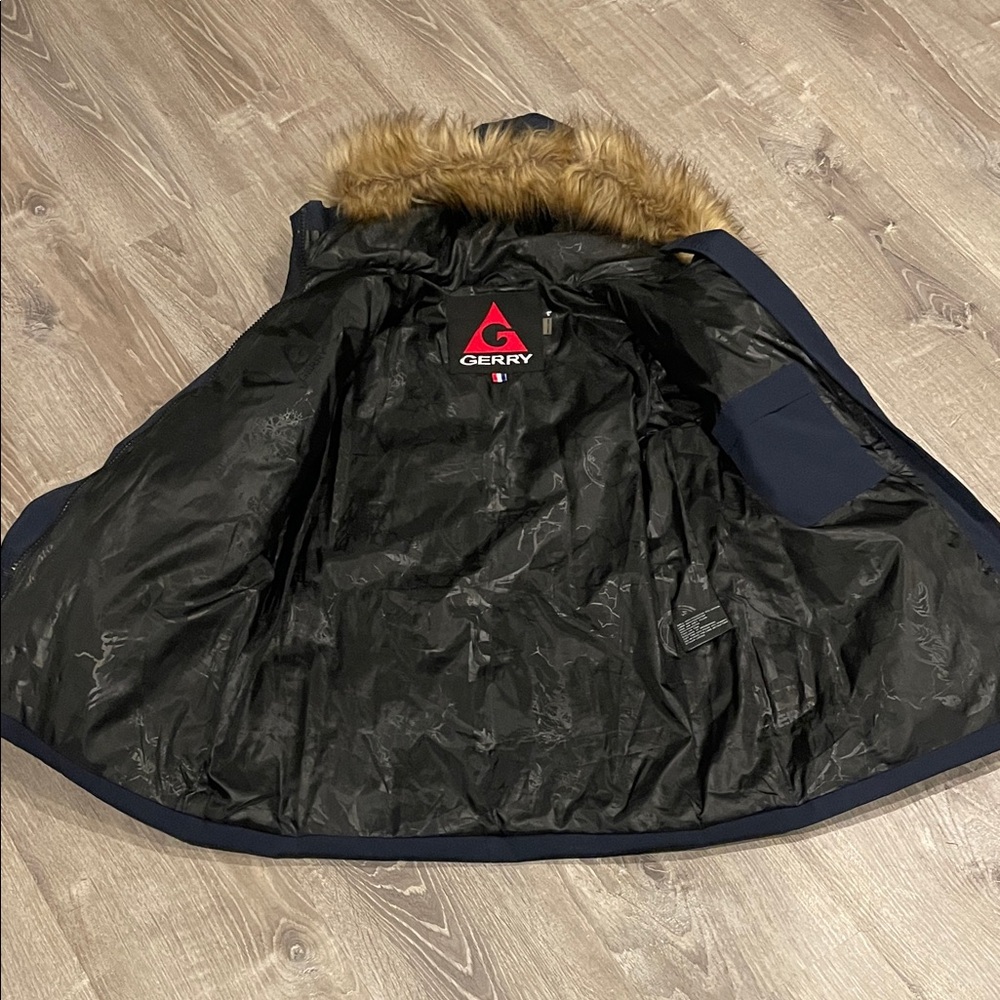 NWOT • Gerry Navy Down Parka with Faux Fur Hood - Picture 9 of 15